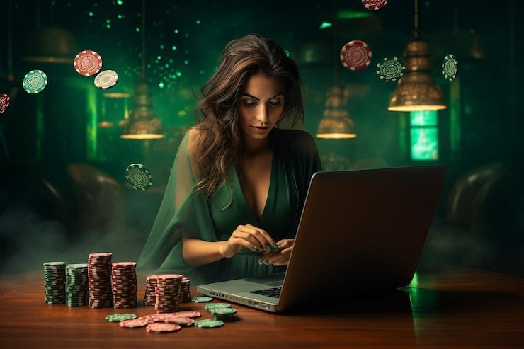 Dealer profesional 777dragon memainkan Three Card Poker dengan kartu asli